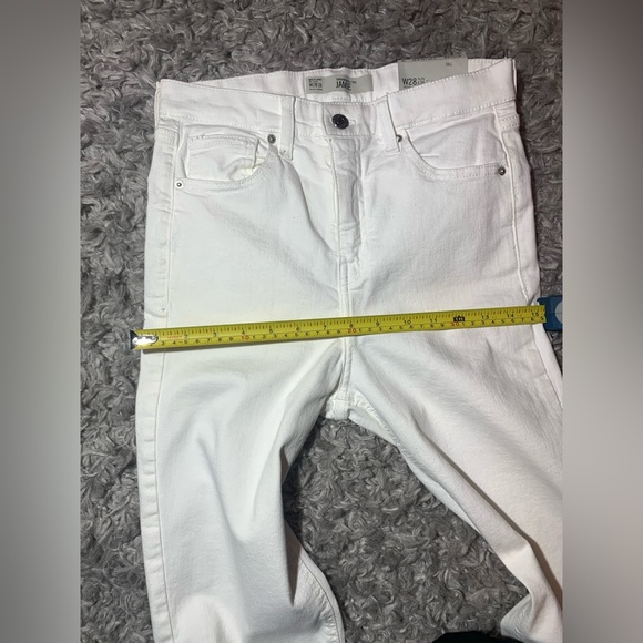 Topshop tall jamie jeans in white w28 l36new NWT high waist ankle grazer - Picture 7 of 10